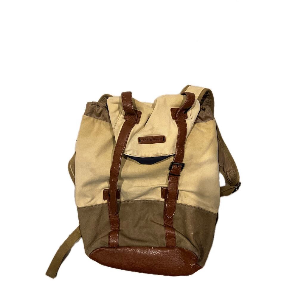 Tommy Hilfiger Canvas Top Loading Vintage Backpack
